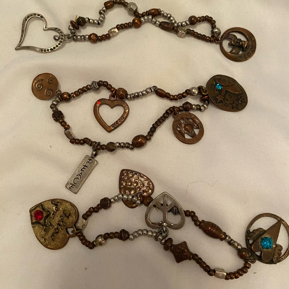 Trio of bracelets